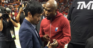 Pacquiao vs Mayweather at Heat Game
