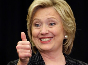 Hillary Clinton Thumbs Up
